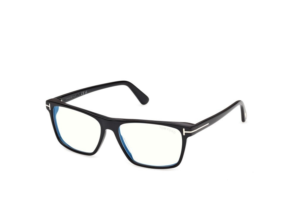 Eyeglasses Tom Ford FT6170-B (001) color nero lucido shape rectangle 