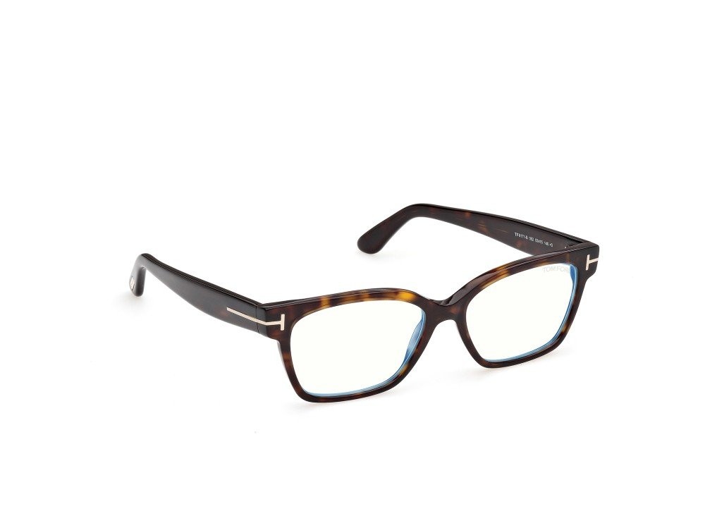 Eyeglasses Tom Ford FT6171-B (052) color avana scura shape rectangle 