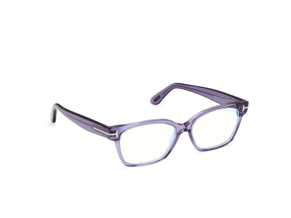 Eyeglasses Tom Ford FT6171-B (078) color lilla lucido shape rectangle 