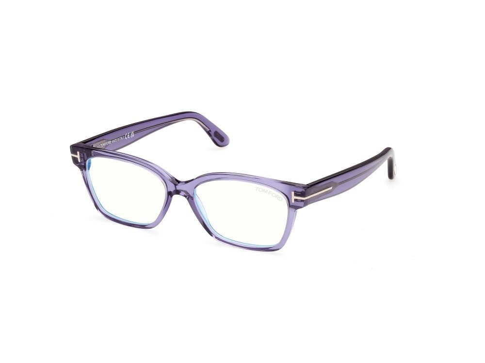 Eyeglasses Tom Ford FT6171-B (078) color lilla lucido shape rectangle 