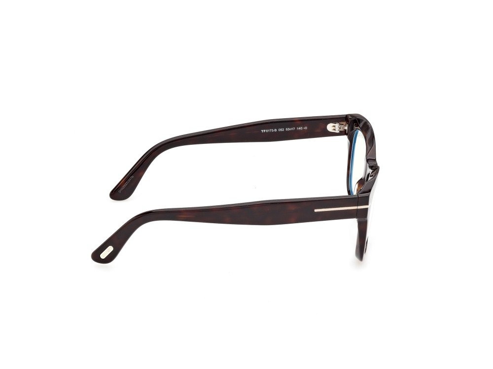 Brillen Tom Ford FT6173-B (052) farbe avana scura  form quadratisch 