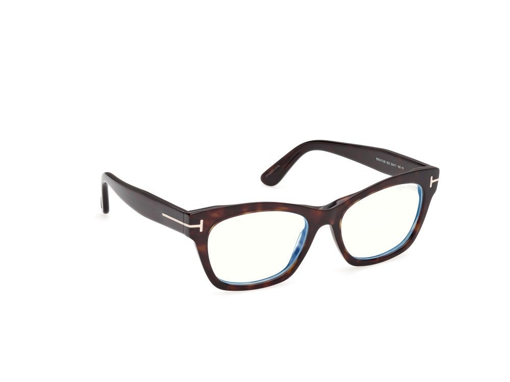 Brillen Tom Ford FT6173-B (052) farbe avana scura  form quadratisch 