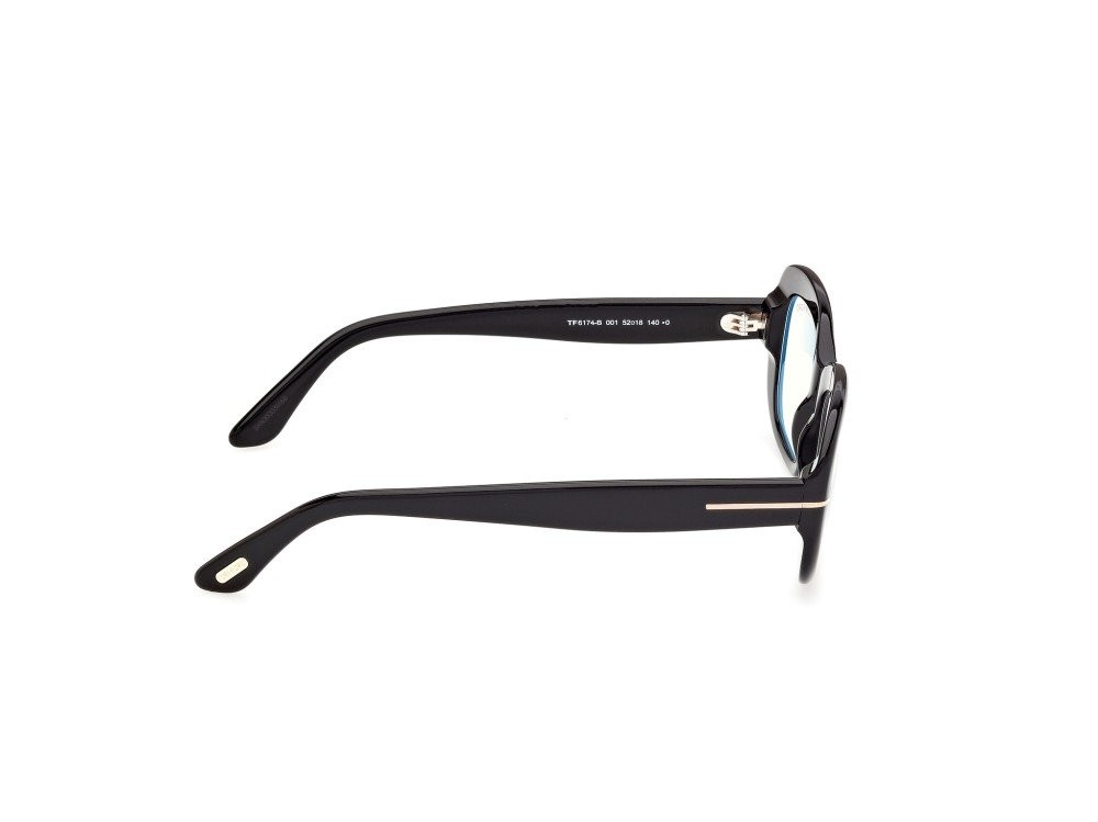 Eyeglasses Tom Ford FT6174-B (001) color nero lucido shape rectangle 