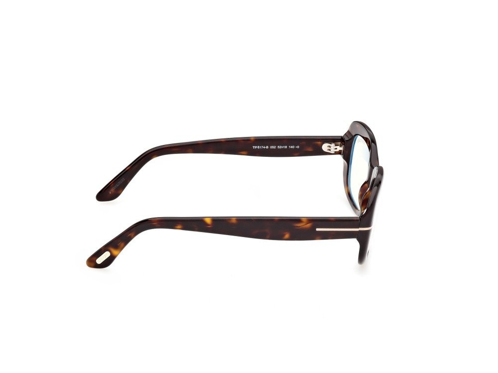Eyeglasses Tom Ford FT6174-B (052) color avana scura  shape rectangle 