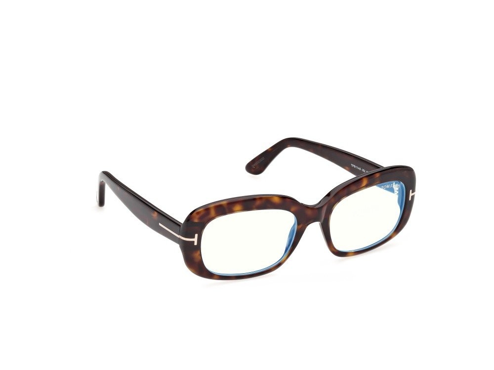 Eyeglasses Tom Ford FT6174-B (052) color avana scura  shape rectangle 