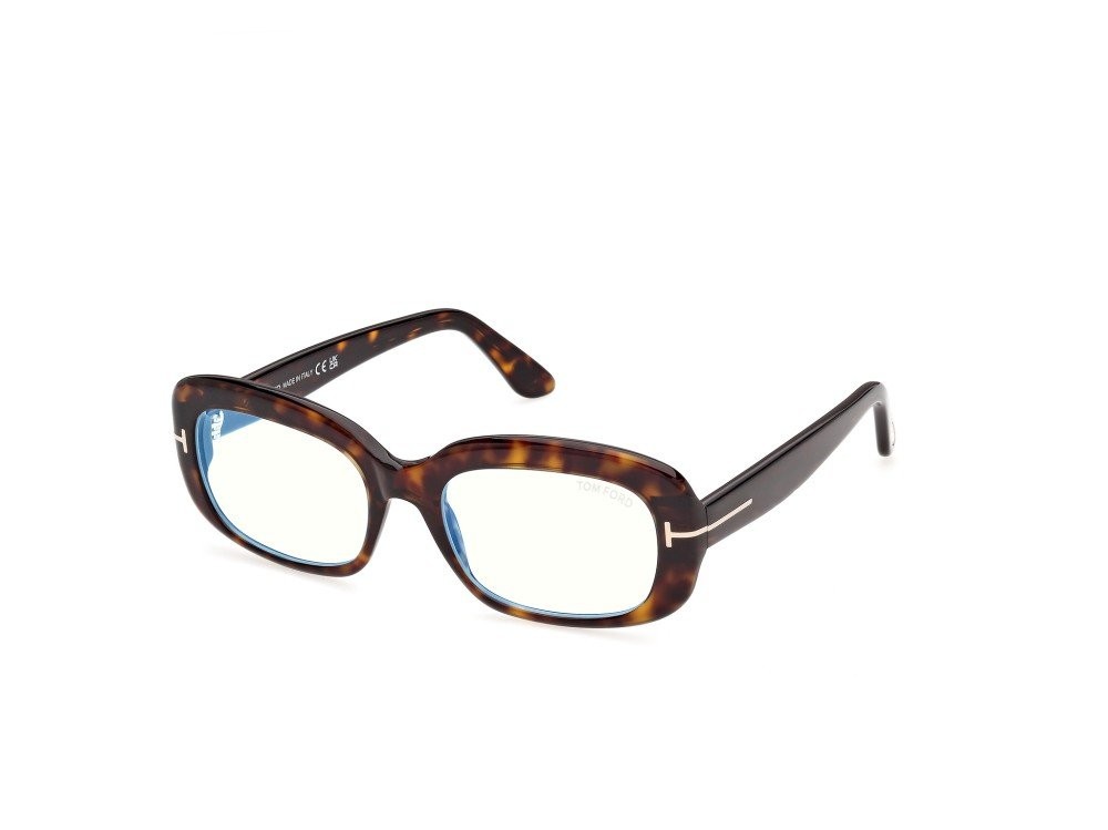 Eyeglasses Tom Ford FT6174-B (052) color avana scura  shape rectangle 