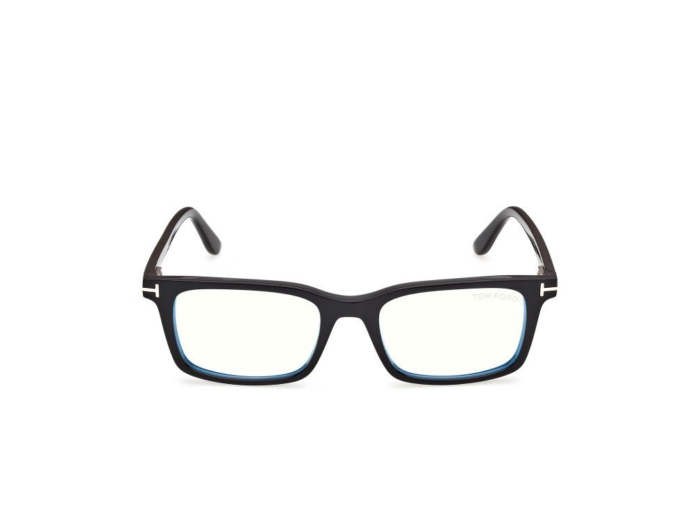 Sunglasses Tom Ford FT6175-B (001) + clip-on color nero lucido shape rectangle 