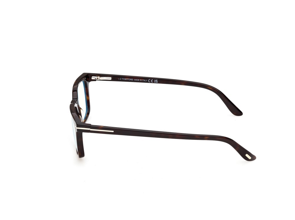 Sunglasses Tom Ford FT6175-B (052) + clip-on color avana scura shape rectangle 