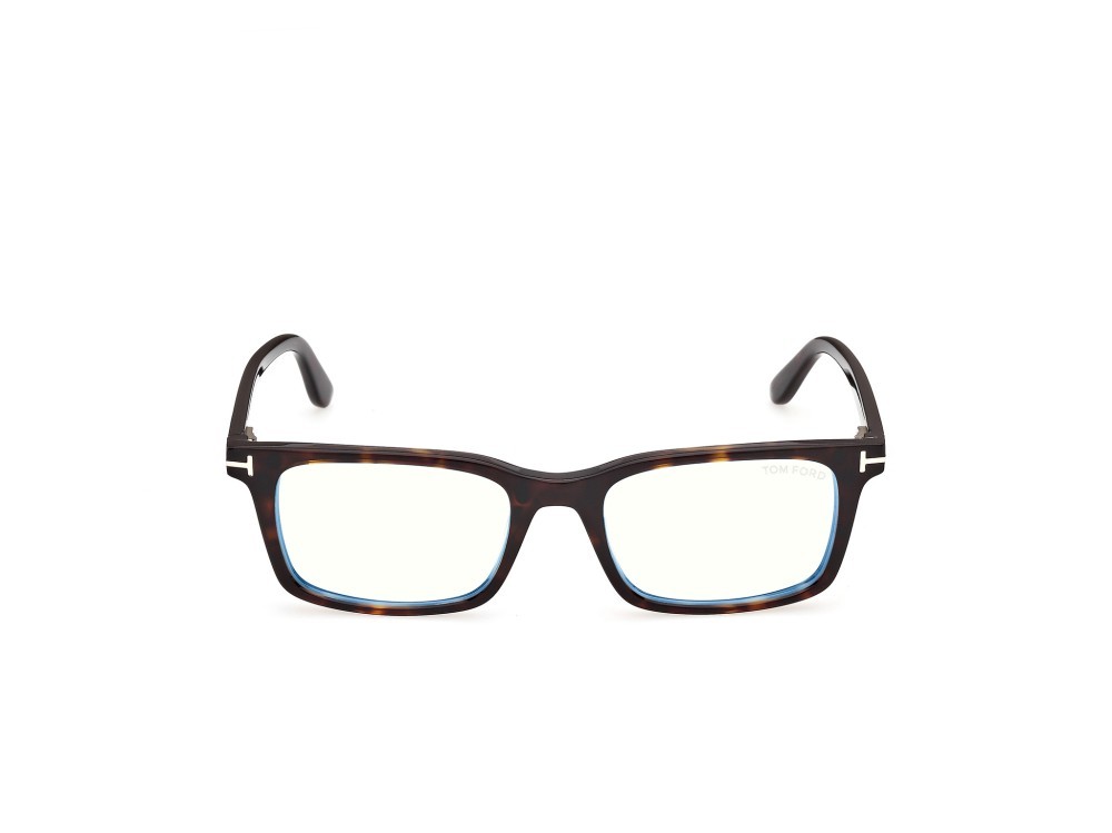 Sunglasses Tom Ford FT6175-B (052) + clip-on color avana scura shape rectangle 