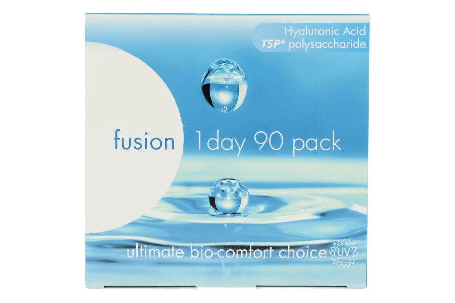  Fusion 1 Day - Lenti a contatto giornaliere per miopia e ipermetropia (90 lenti) 