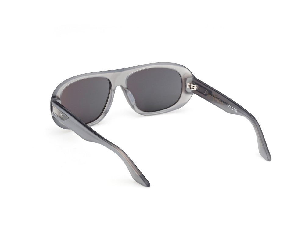 Sunglasses GCDS Giuliano GD0067 (20C) color grigio/perlato shape navigator lenses fumo specchiato