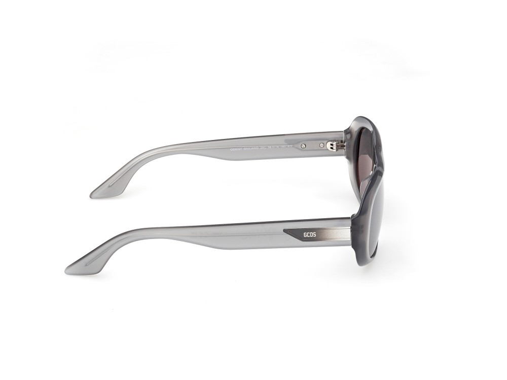 Sunglasses GCDS Giuliano GD0067 (20C) color grigio/perlato shape navigator lenses fumo specchiato