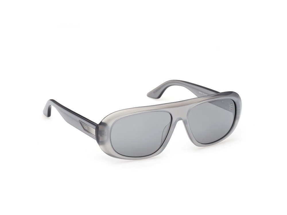 Sunglasses GCDS Giuliano GD0067 (20C) color grigio/perlato shape navigator lenses fumo specchiato