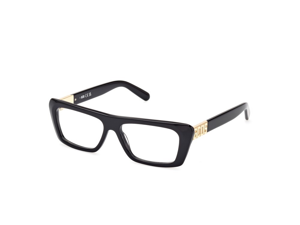 Brillen GCDS GD5018 (001) farbe nero lucido form rechteckig 
