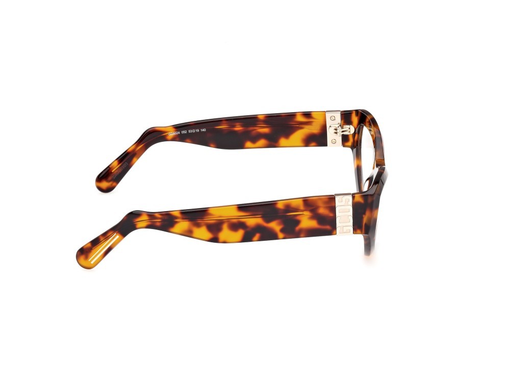 Brillen GCDS GD5024 (052) farbe avana scura form cat-eye 