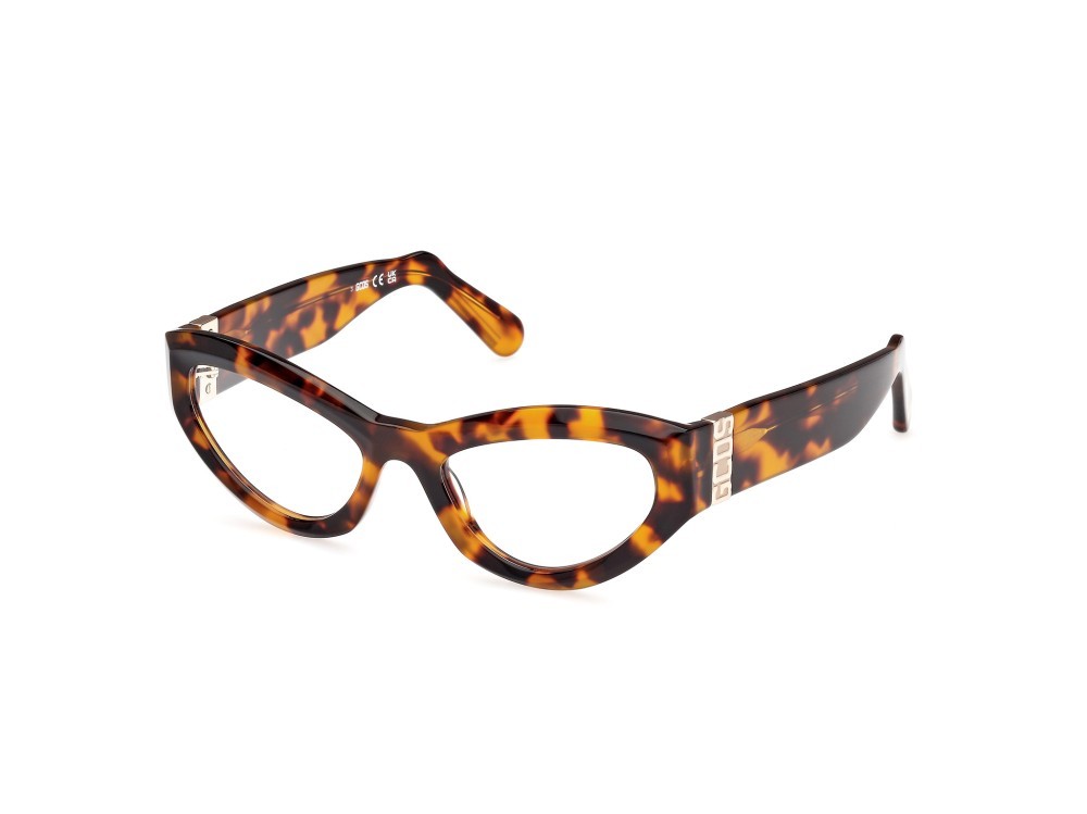 Brillen GCDS GD5024 (052) farbe avana scura form cat-eye 