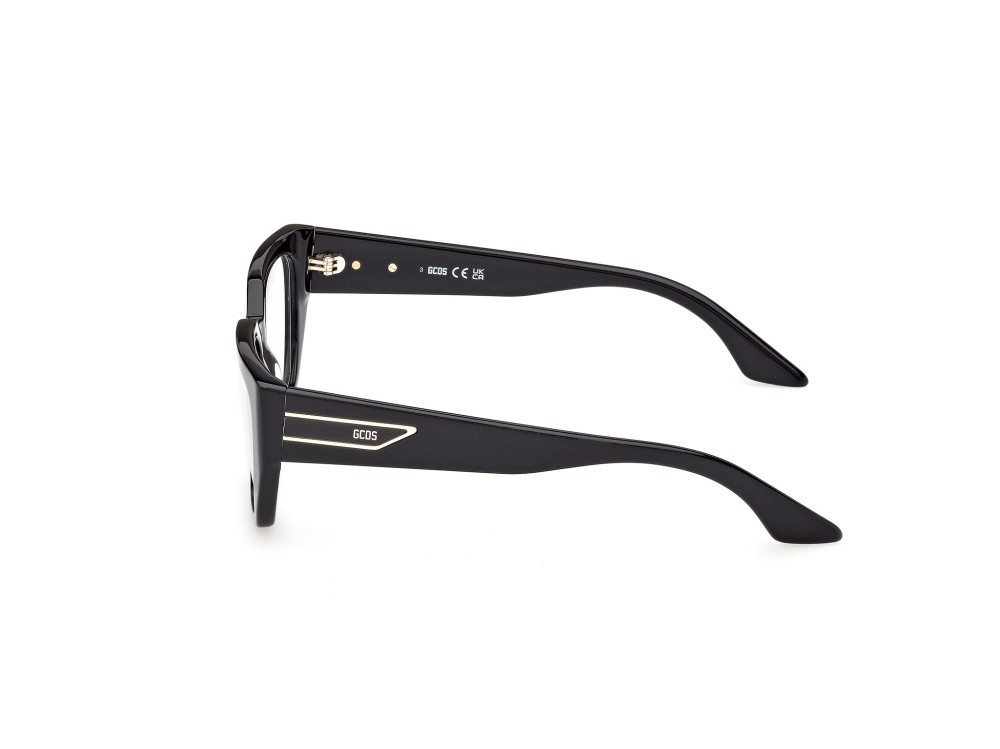Eyeglasses GCDS GD5046 (001) color nero lucido shape cat eye 