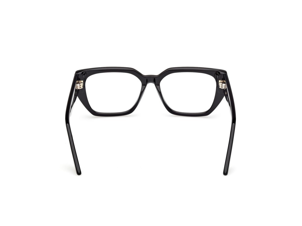Eyeglasses GCDS GD5046 (001) color nero lucido shape cat eye 