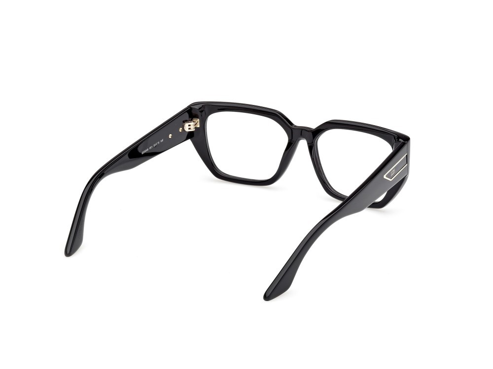 Eyeglasses GCDS GD5046 (001) color nero lucido shape cat eye 