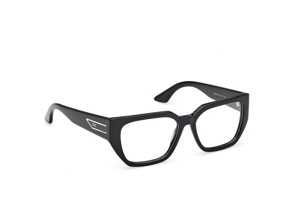 Eyeglasses GCDS GD5046 (001) color nero lucido shape cat eye 