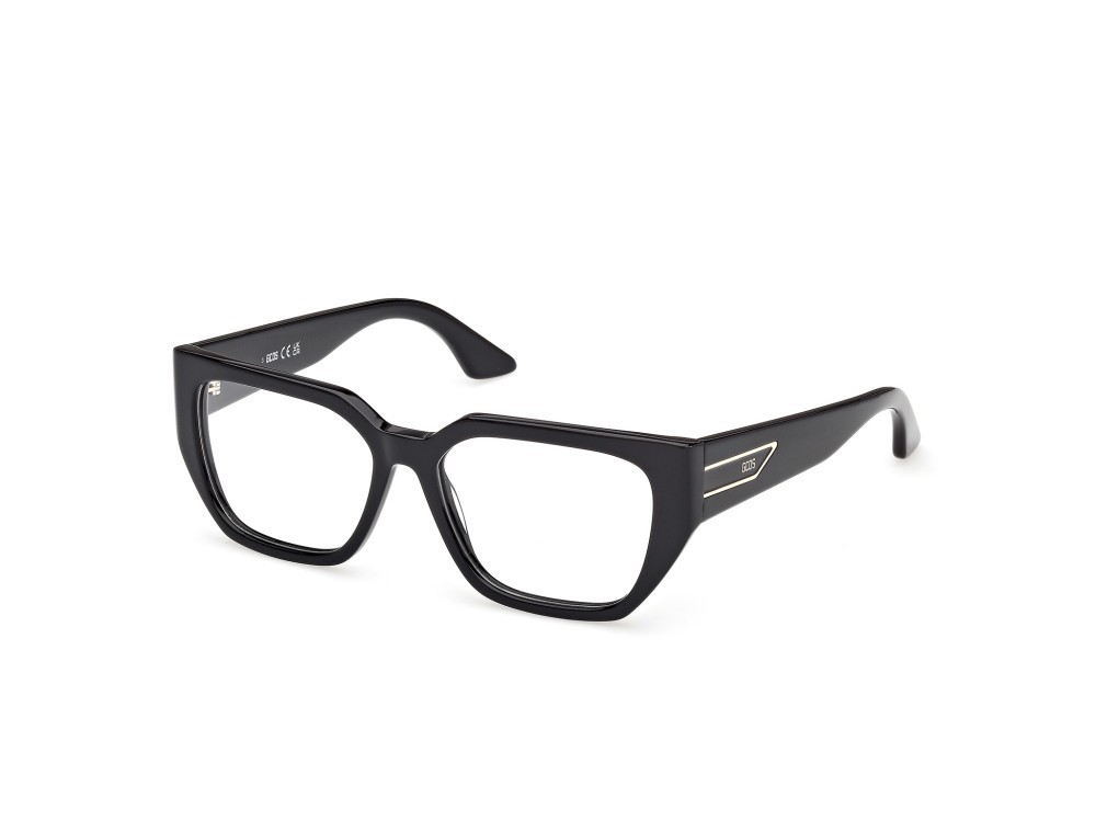 Eyeglasses GCDS GD5046 (001) color nero lucido shape cat eye 