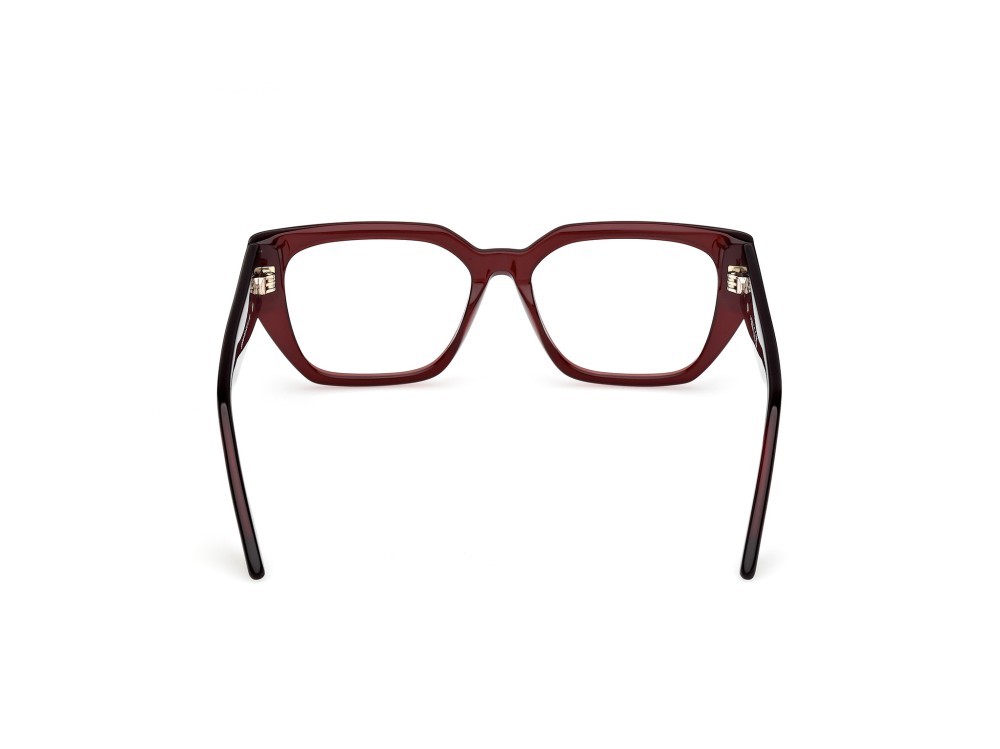 Eyeglasses GCDS GD5046 (069) color bordeaux lucido shape cat eye 