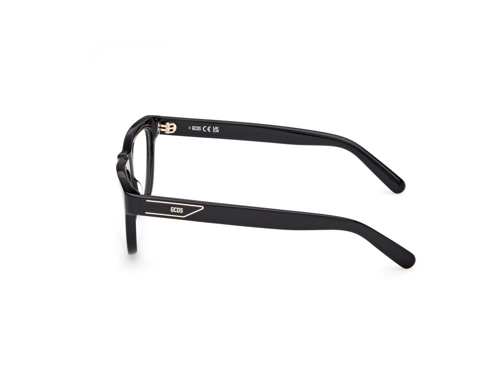 Eyeglasses GCDS GD5051 (001) color nero lucido shape geometric 