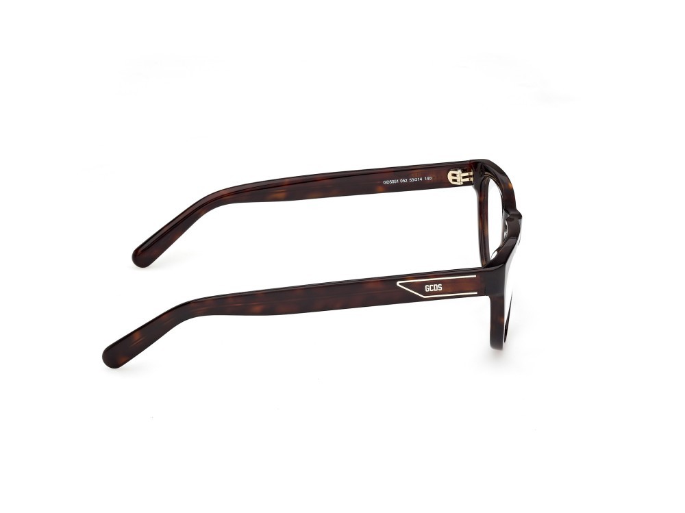 Eyeglasses GCDS GD5051 (052) color avana scura  shape geometric 
