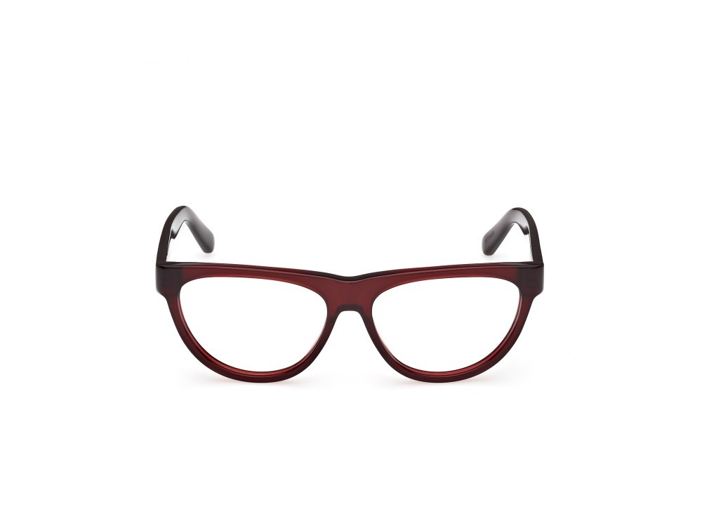 Eyeglasses GCDS GD5051 (069) color bordeaux lucido shape geometric 