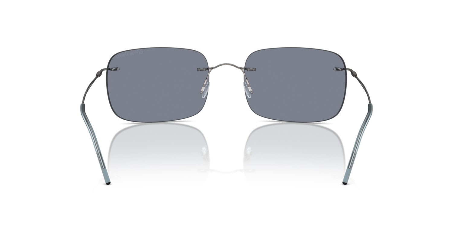 Sunglasses Giorgio Armani AR 1512M (300319) color gunmetal opaco shape square lenses blu