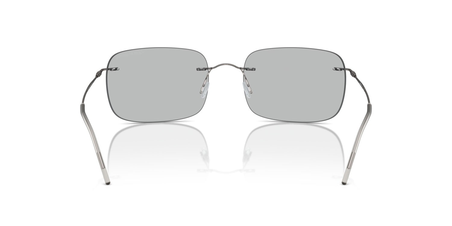 Sunglasses Giorgio Armani AR 1512M (300387) color gunmetal opaco shape square lenses grigio chiaro