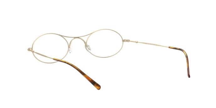 Brillen Giorgio Armani AR 229M (3002) farbe matte pale gold form oval gläser demo lens