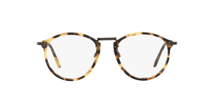 Brillen Giorgio Armani AR 318M (5839) farbe light havana form pantos gläser demo lens