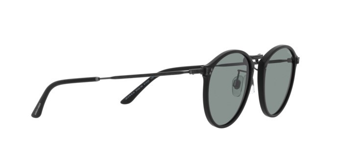 Sonnenbrillen Giorgio Armani AR 318SM (504256) farbe nero opaco form pantos gläser grigio
