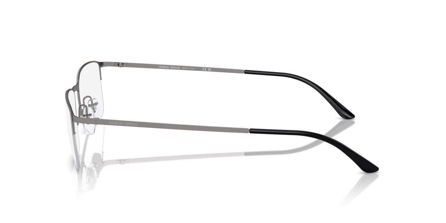 Eyeglasses Giorgio Armani AR 5010 (3003) color gunmetal opaco shape rectangle lenses lente demo