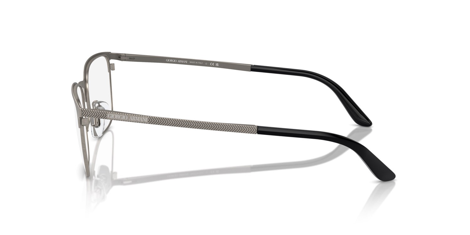 Eyeglasses Giorgio Armani AR 5054 (3259) color gunmetal spazzolato shape square lenses lente demo