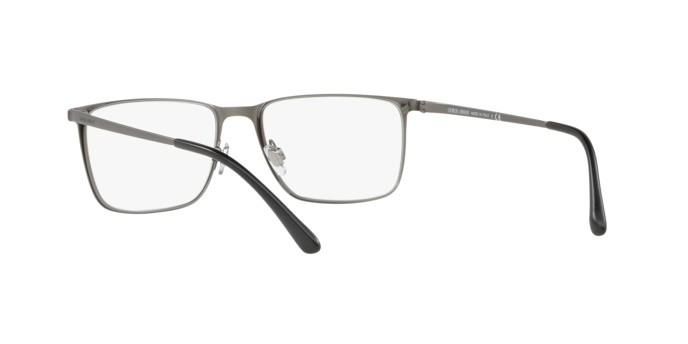 Brillen Giorgio Armani AR 5080 (3003) farbe matte gunmetal form rechteckig gläser demo lens