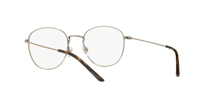 Eyeglasses Giorgio Armani AR 5082 (3198) color brushed gold shape round lenses demo lens