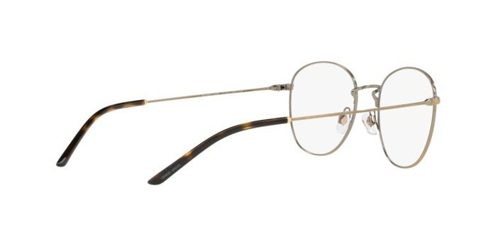 Eyeglasses Giorgio Armani AR 5082 (3198) color brushed gold shape round lenses demo lens