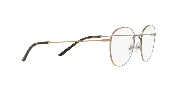Eyeglasses Giorgio Armani AR 5082 (3198) color brushed gold shape round lenses demo lens