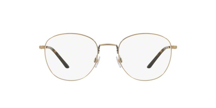 Eyeglasses Giorgio Armani AR 5082 (3198) color brushed gold shape round lenses demo lens