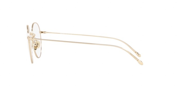 Eyeglasses Giorgio Armani AR 5095 (3013) color pale gold shape round lenses demo lens