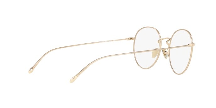Eyeglasses Giorgio Armani AR 5095 (3013) color pale gold shape round lenses demo lens