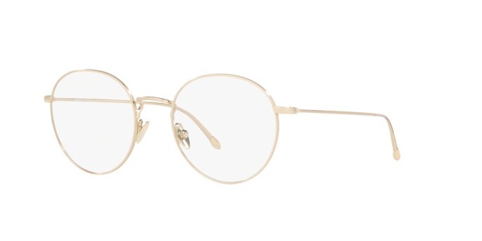 Eyeglasses Giorgio Armani AR 5095 (3013) color pale gold shape round lenses demo lens