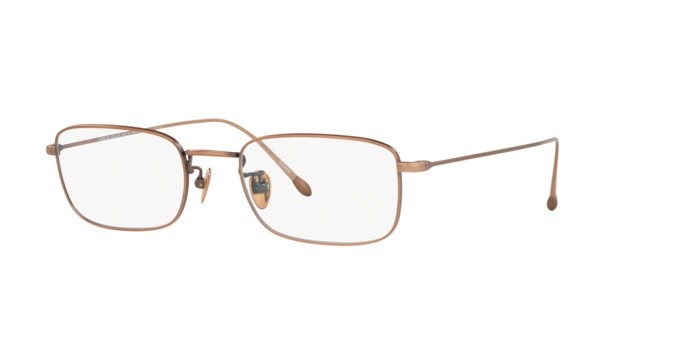 Brillen Giorgio Armani AR 5096T (3279) farbe bronze form rechteckig gläser demo lens