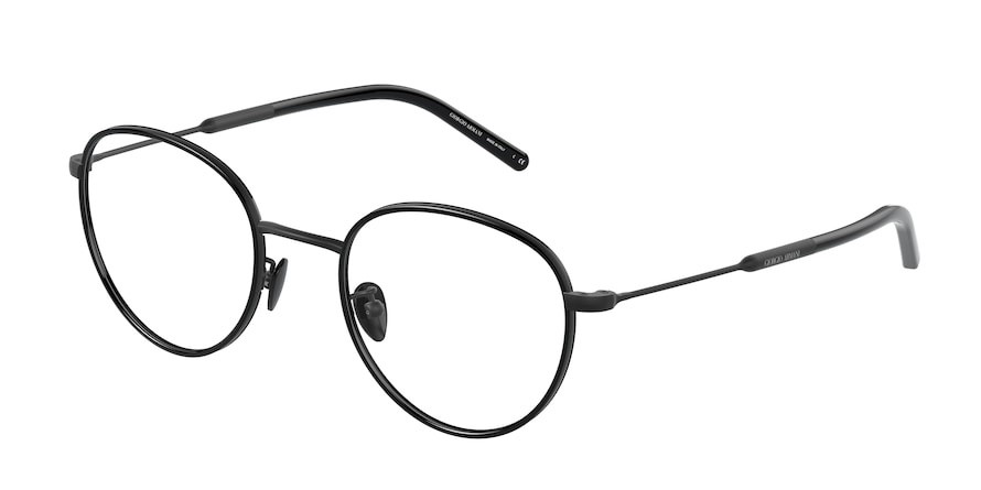 Brillen Giorgio Armani AR 5111J (3001) farbe shiny/matte black form quadratisch gläser demo lens