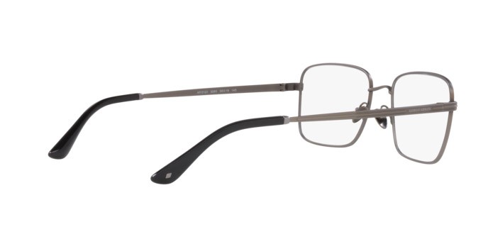 Brillen Giorgio Armani AR 5120 (3260) farbe matte gunmetal form rechteckig gläser demo lens