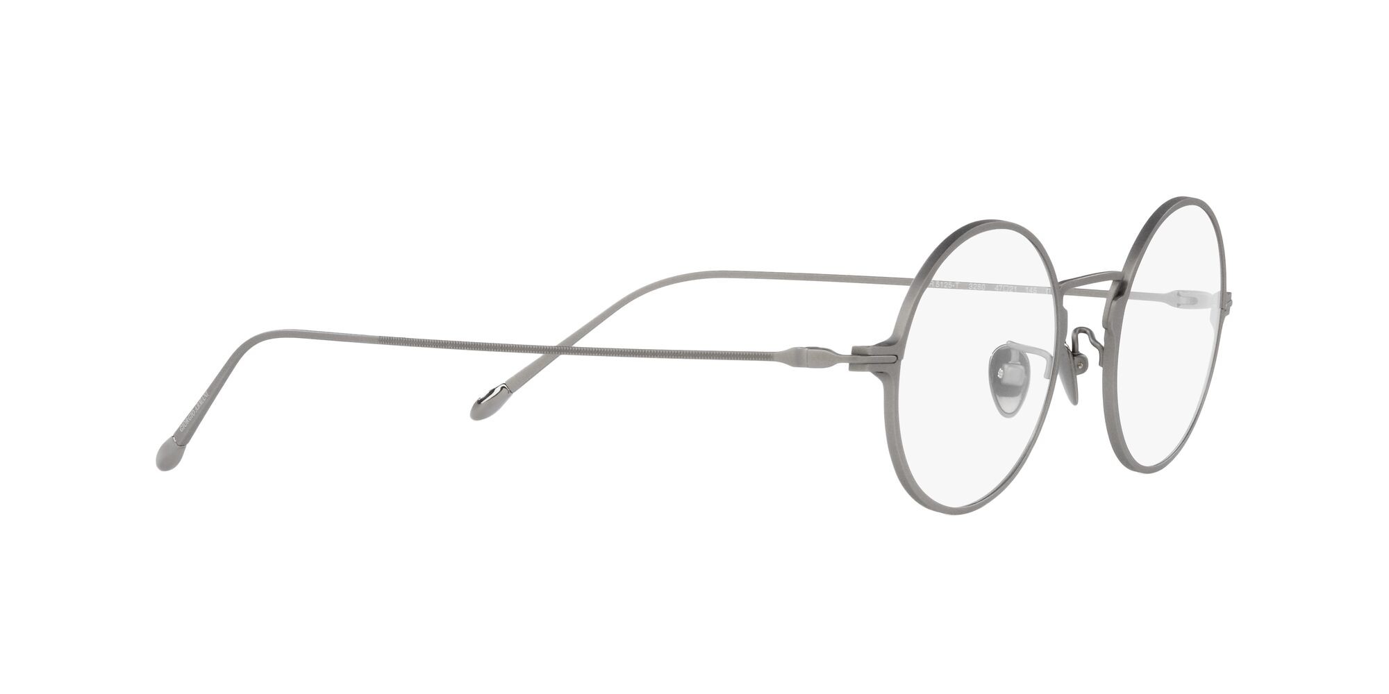 Brillen Giorgio Armani AR 5125T (3280) farbe gunmetal opaco form oval gläser lente demo