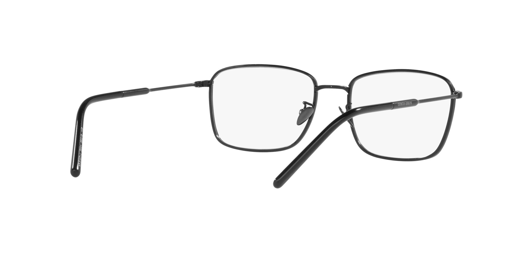 Brillen Giorgio Armani AR 5127J (3001) farbe nero opaco e nero brillante form rechteckig gläser lente demo