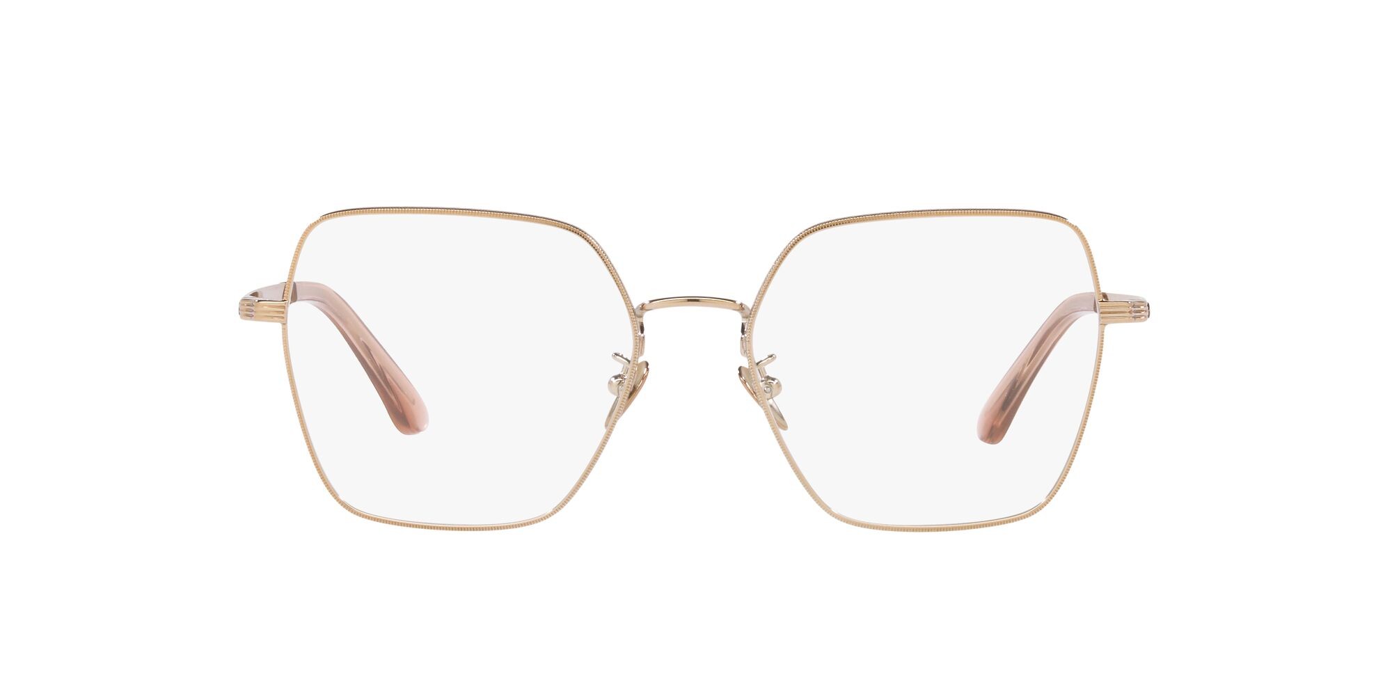 Brillen Giorgio Armani AR 5129 (3011) farbe rose gold form quadratisch gläser lente demo